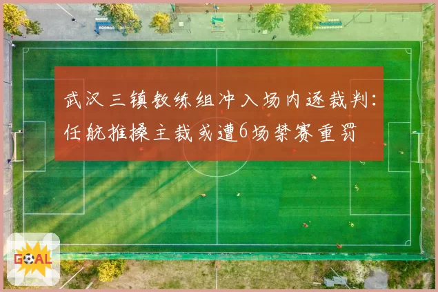 武汉三镇教练组冲入场内逐裁判:任航推搡主裁或遭6场禁赛重罚